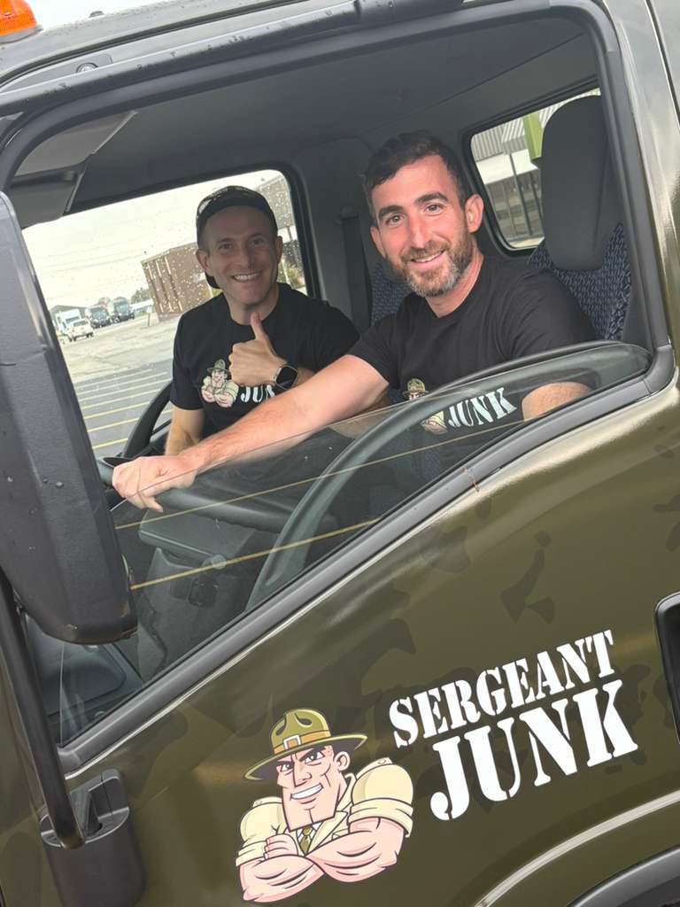 Crew in the Sergeant Junk truck